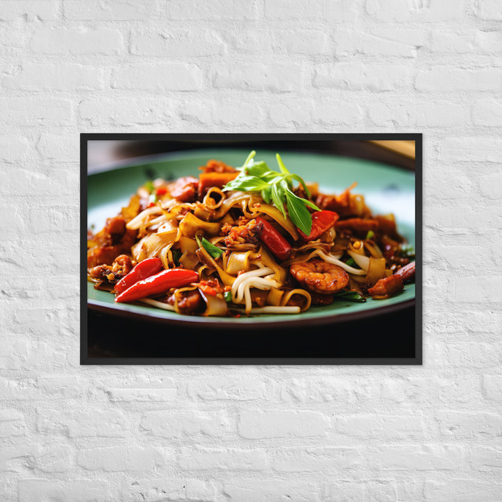 Char Kway Teow Framed poster 🤤 from Yumify.AI