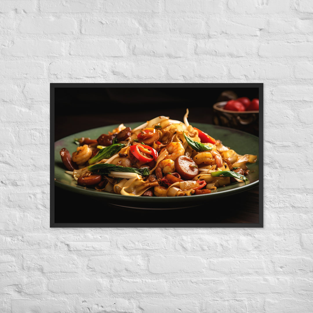 Char Kway Teow Framed poster 🤤 from Yumify.AI