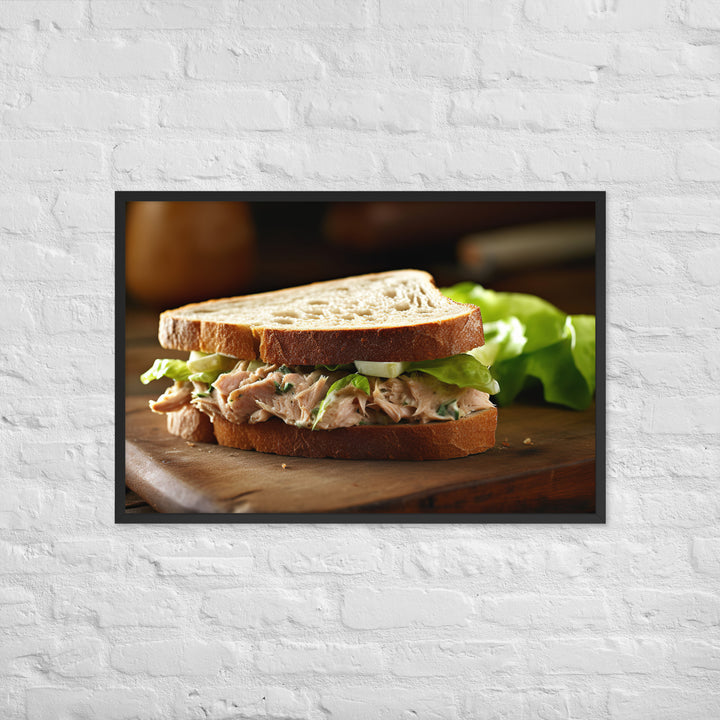 Tuna Salad Sandwich Framed poster 🤤 from Yumify.AI