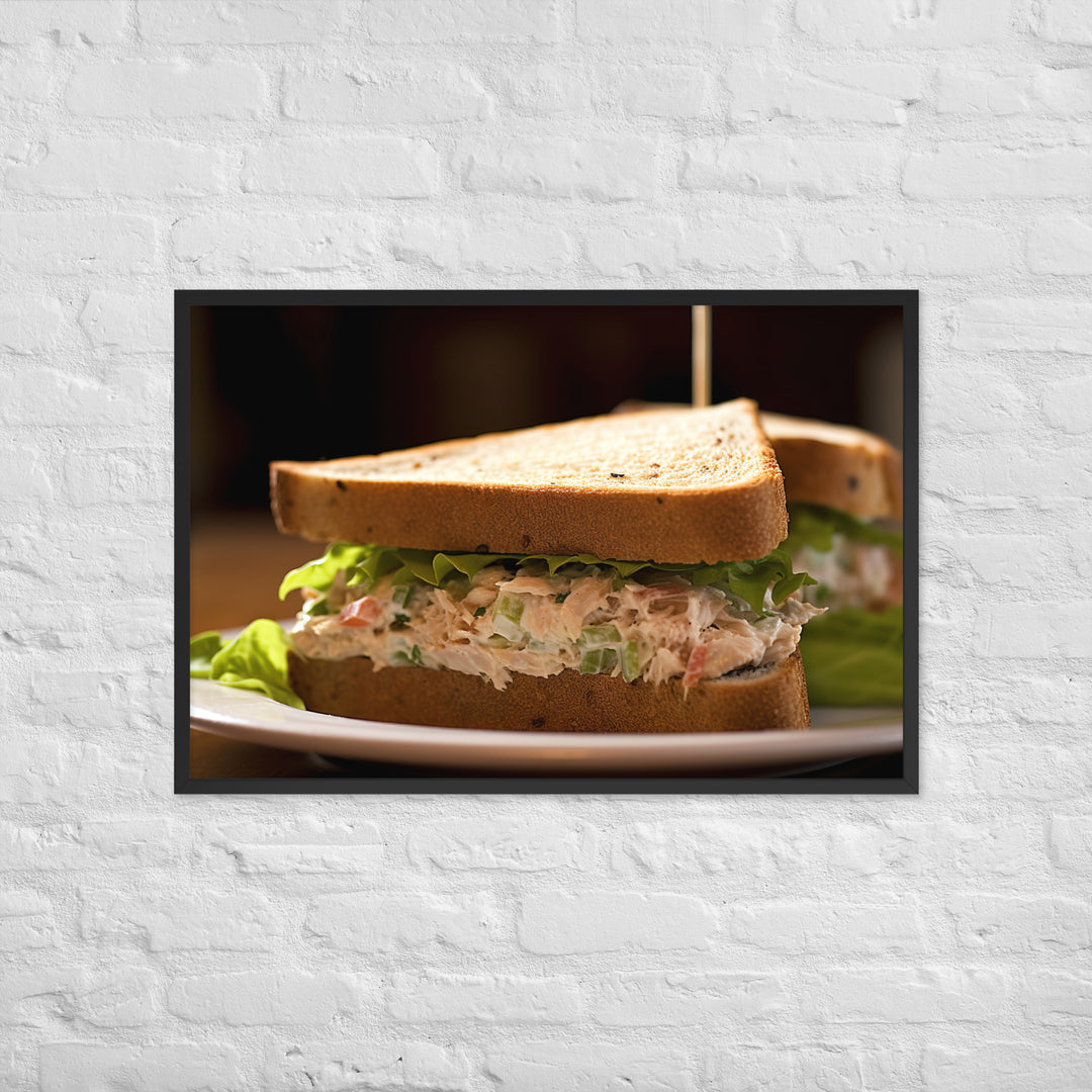 Tuna Salad Sandwich Framed poster 🤤 from Yumify.AI