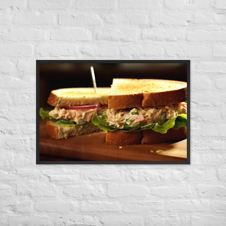 Tuna Salad Sandwich Framed poster 🤤 from Yumify.AI