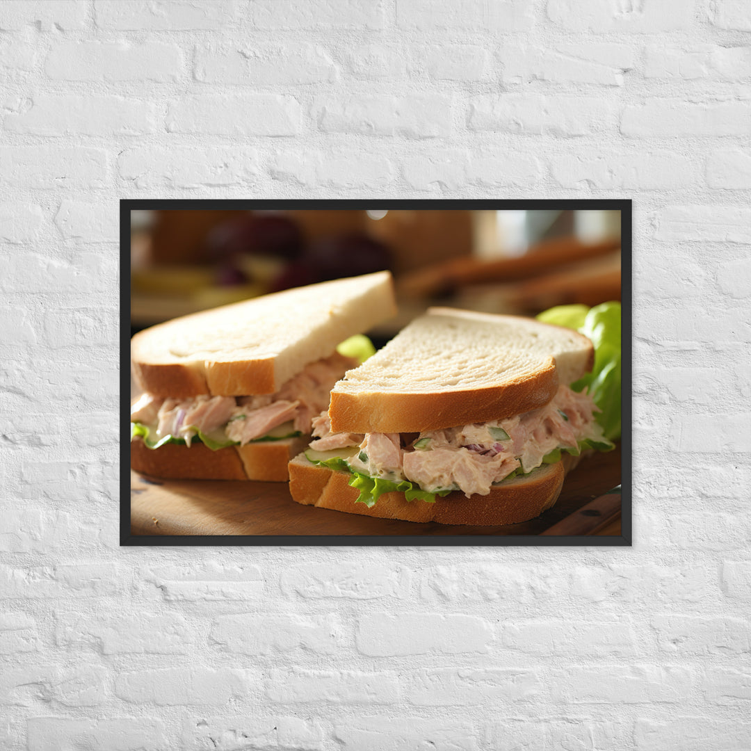 Tuna Salad Sandwich Framed poster 🤤 from Yumify.AI