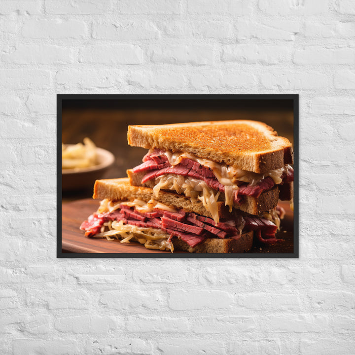 Reuben Sandwich Framed poster 🤤 from Yumify.AI