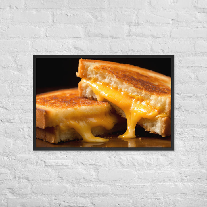 Grilled Cheese Sandwich Framed poster 🤤 from Yumify.AI