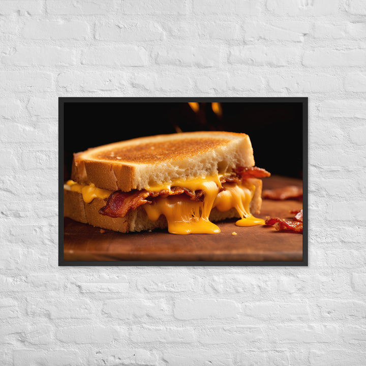 Grilled Cheese Sandwich Framed poster 🤤 from Yumify.AI