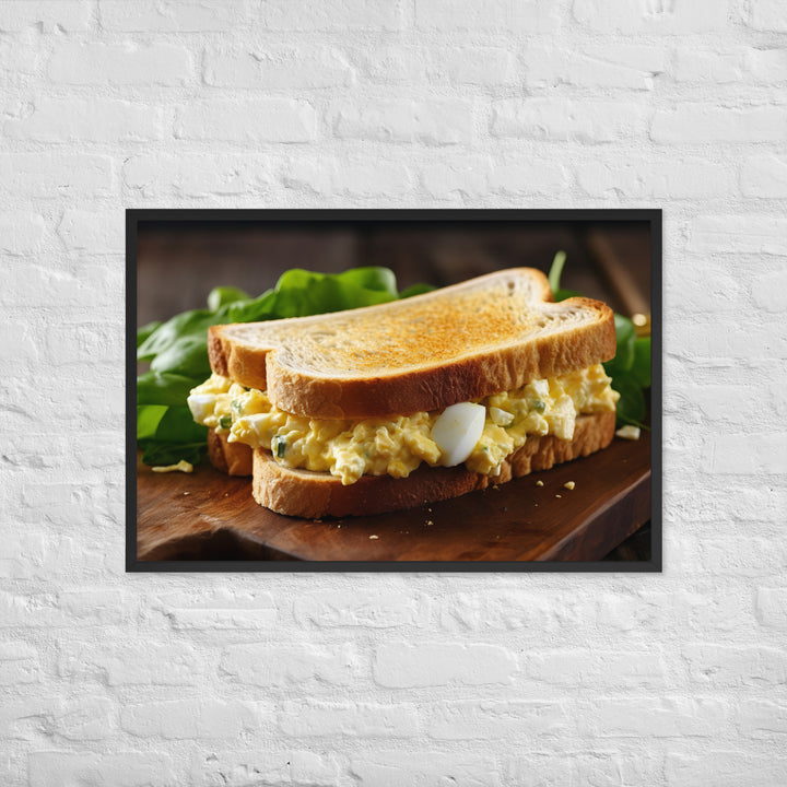 Egg Salad Sandwich Framed poster 🤤 from Yumify.AI