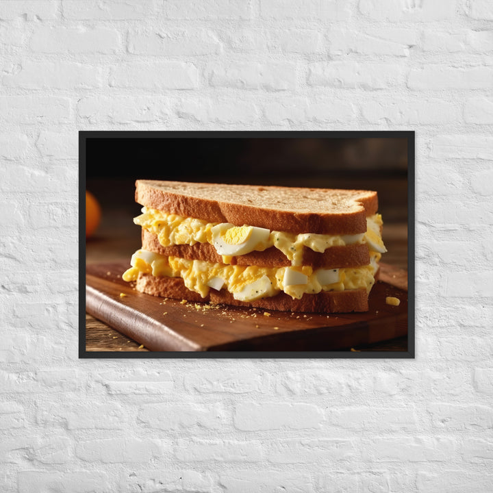 Egg Salad Sandwich Framed poster 🤤 from Yumify.AI