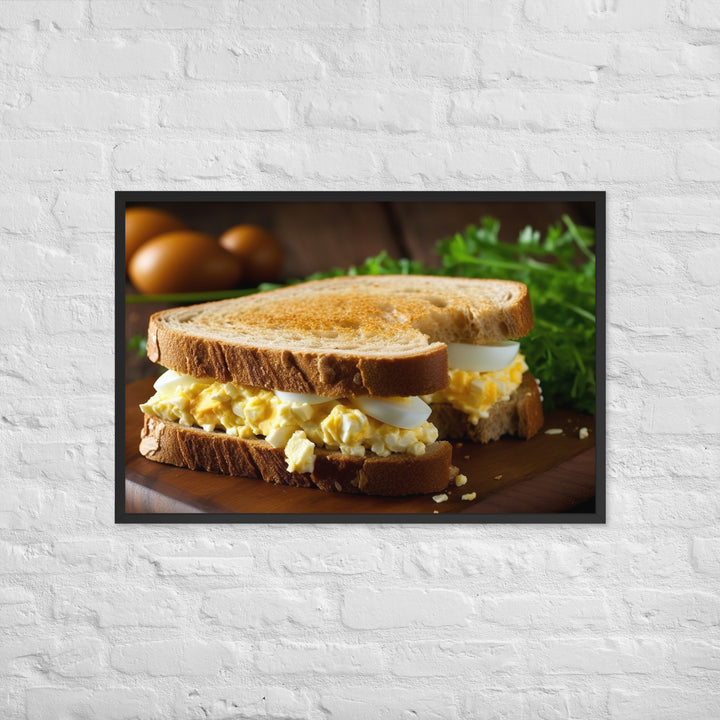 Egg Salad Sandwich Framed poster 🤤 from Yumify.AI