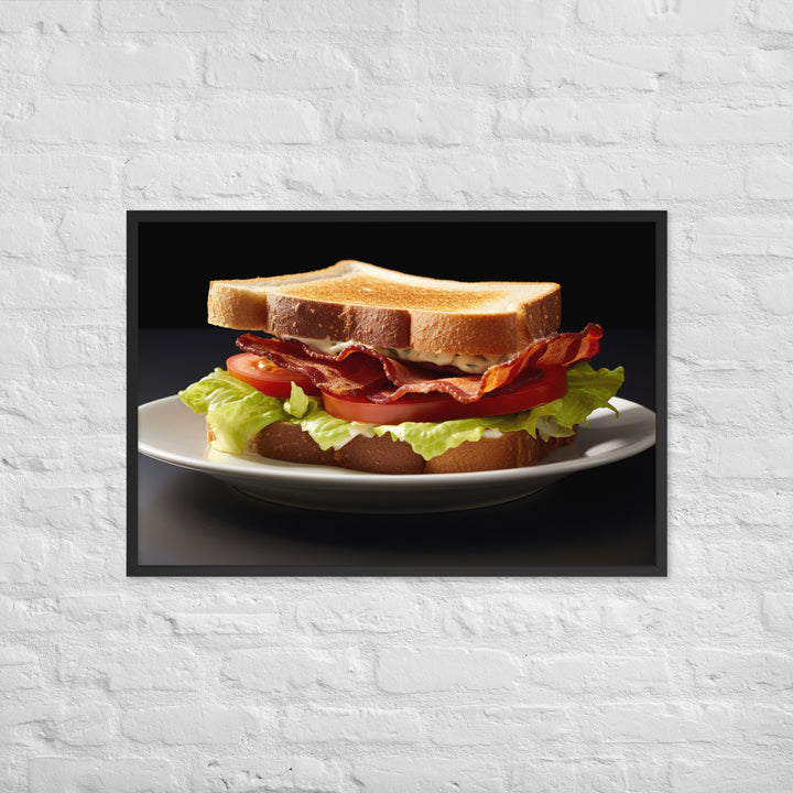 BLT Sandwich Framed poster 🤤 from Yumify.AI