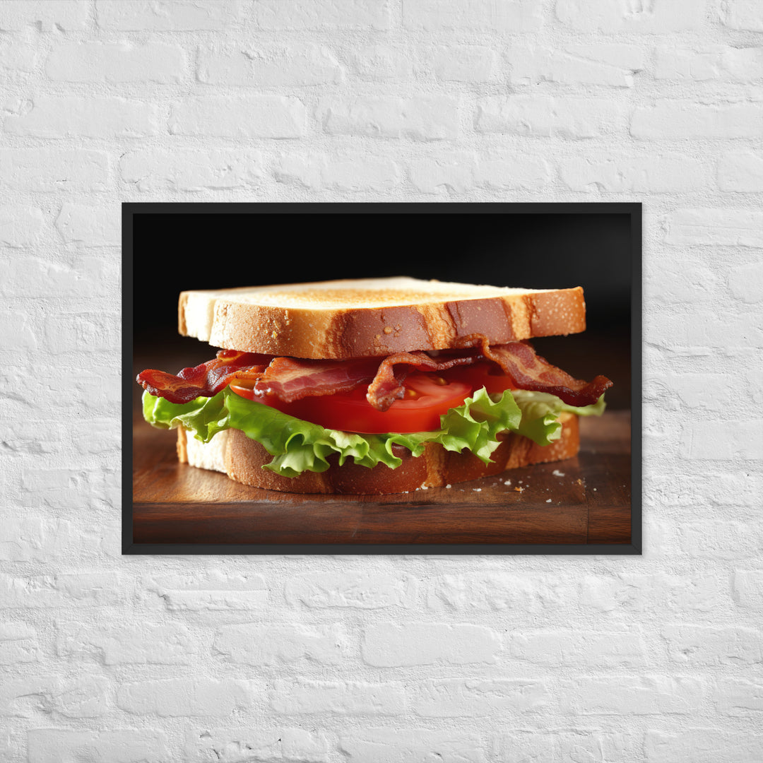 BLT Sandwich Framed poster 🤤 from Yumify.AI