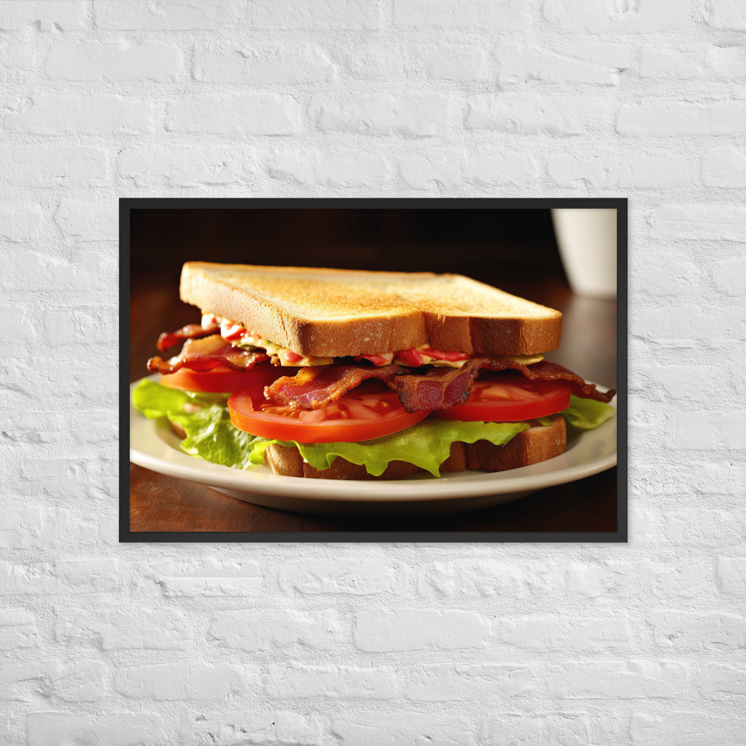 BLT Sandwich Framed poster 🤤 from Yumify.AI