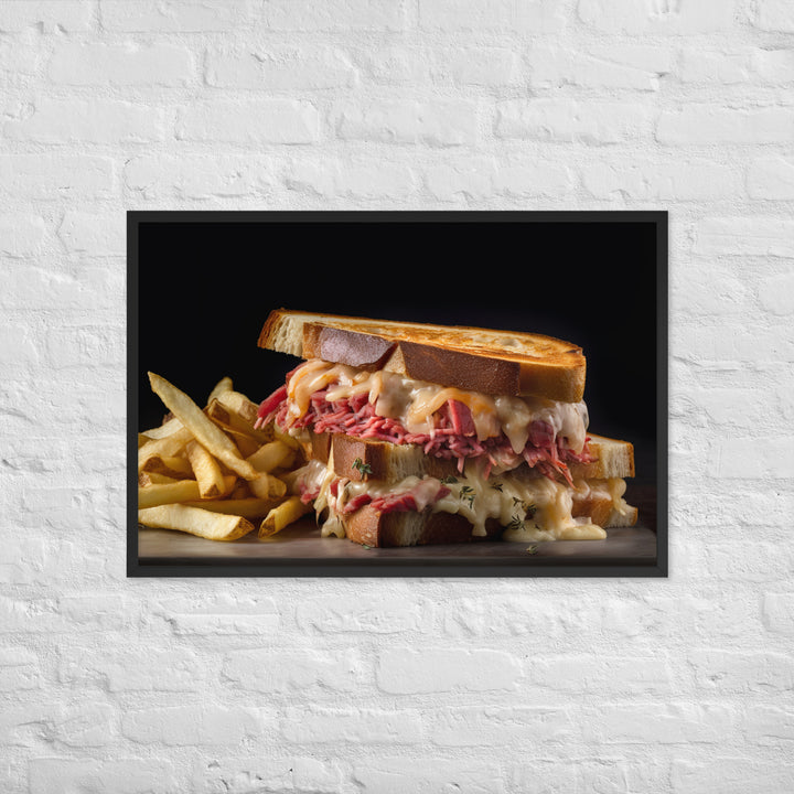 Ultimate Reuben Delight Framed poster 🤤 from Yumify.AI