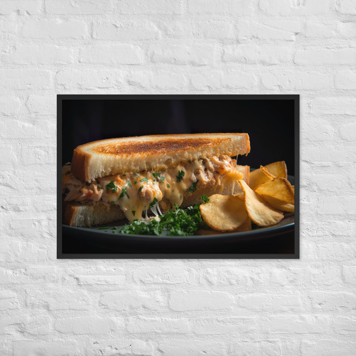 Toasty Tuna Melt Framed poster 🤤 from Yumify.AI