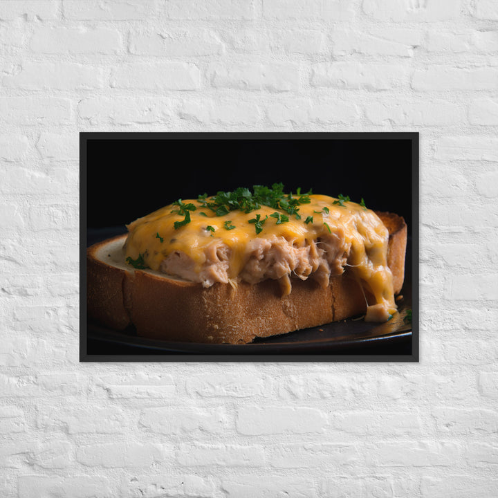 Toasty Tuna Melt Framed poster 🤤 from Yumify.AI