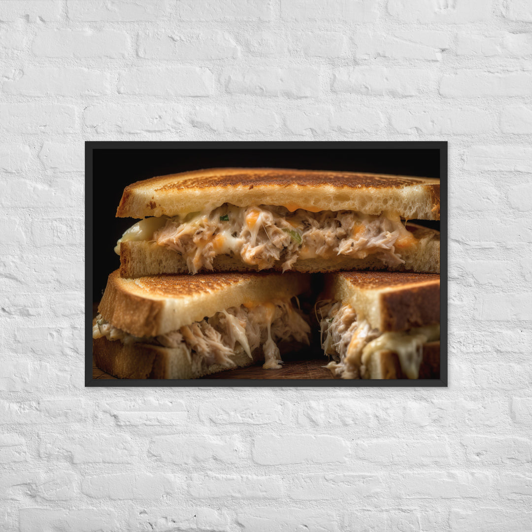 The Ultimate Tuna Melt Framed poster 🤤 from Yumify.AI