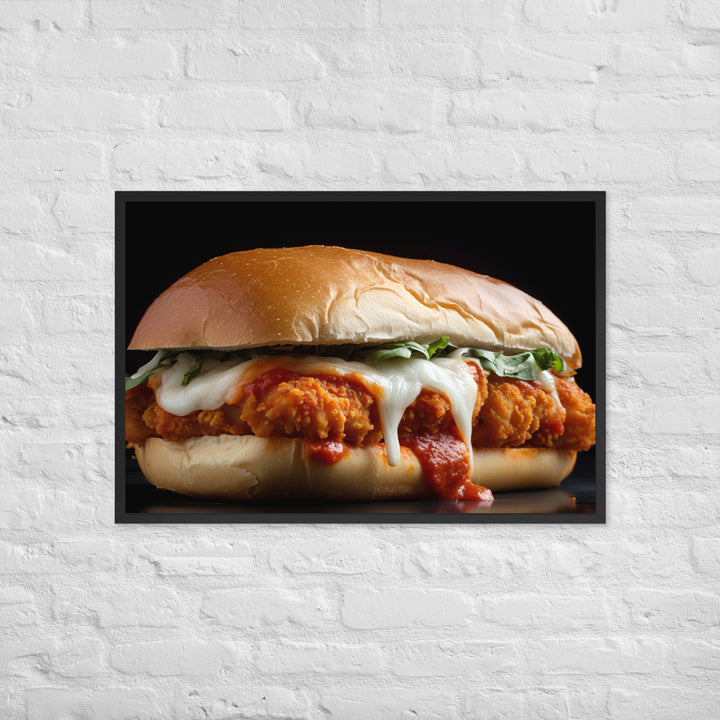 Classic Chicken Parmesan Hero Framed poster 🤤 from Yumify.AI