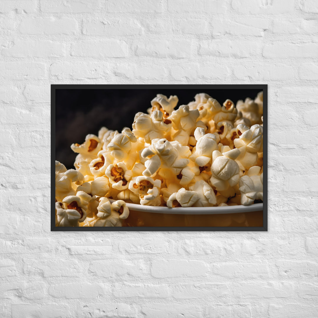 Kettle Corn Framed poster 🤤 from Yumify.AI