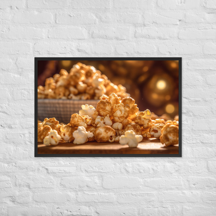 Cinnamon Sugar Popcorn Framed poster 🤤 from Yumify.AI