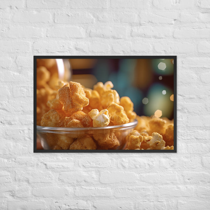 Cinnamon Sugar Popcorn Framed poster 🤤 from Yumify.AI