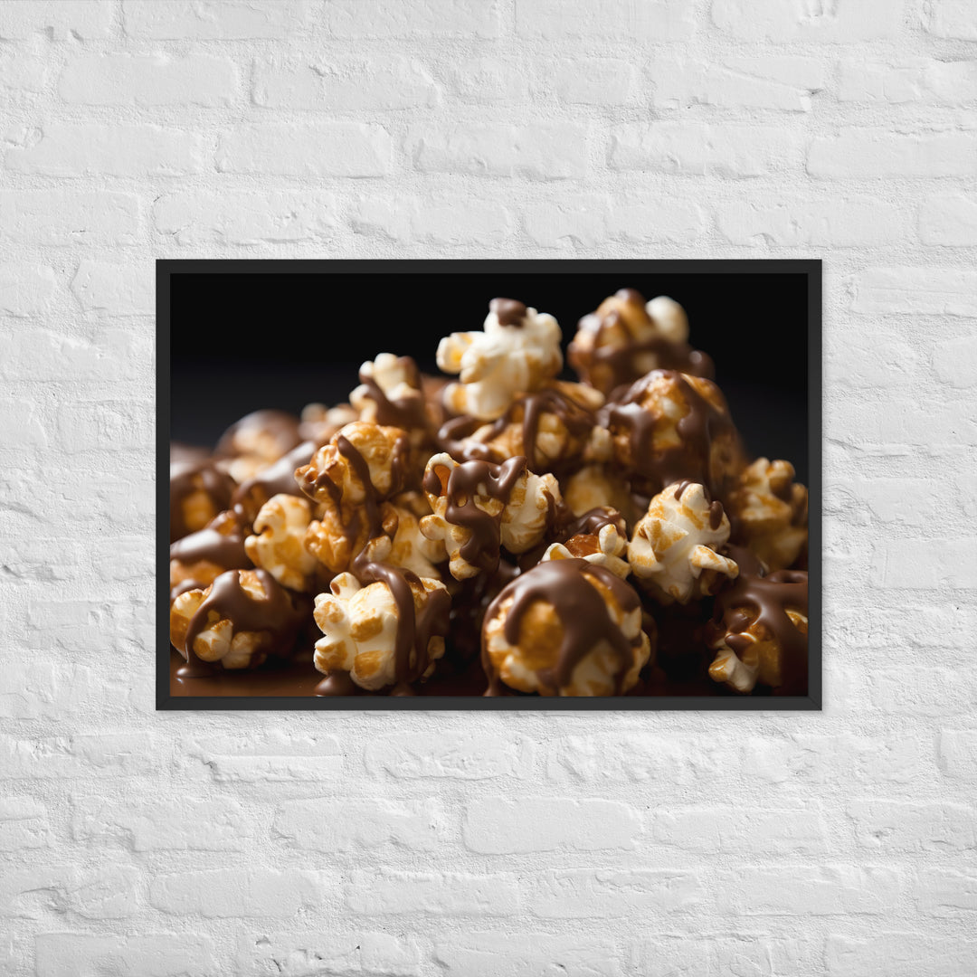 Chocolate Popcorn Framed poster 🤤 from Yumify.AI