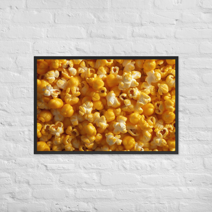 Cheese Popcorn Framed poster 🤤 from Yumify.AI