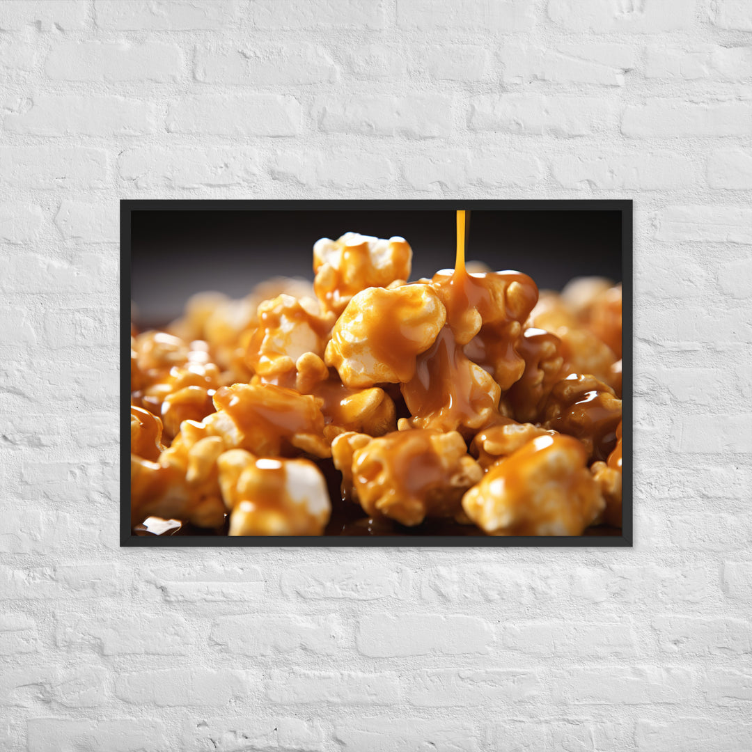 Caramel Popcorn Framed poster 🤤 from Yumify.AI