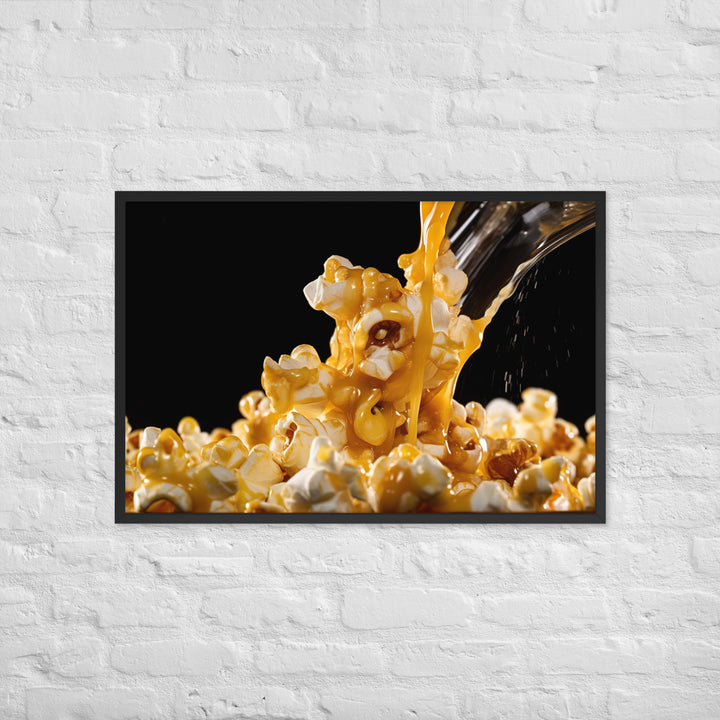 Buttered Popcorn Framed poster 🤤 from Yumify.AI