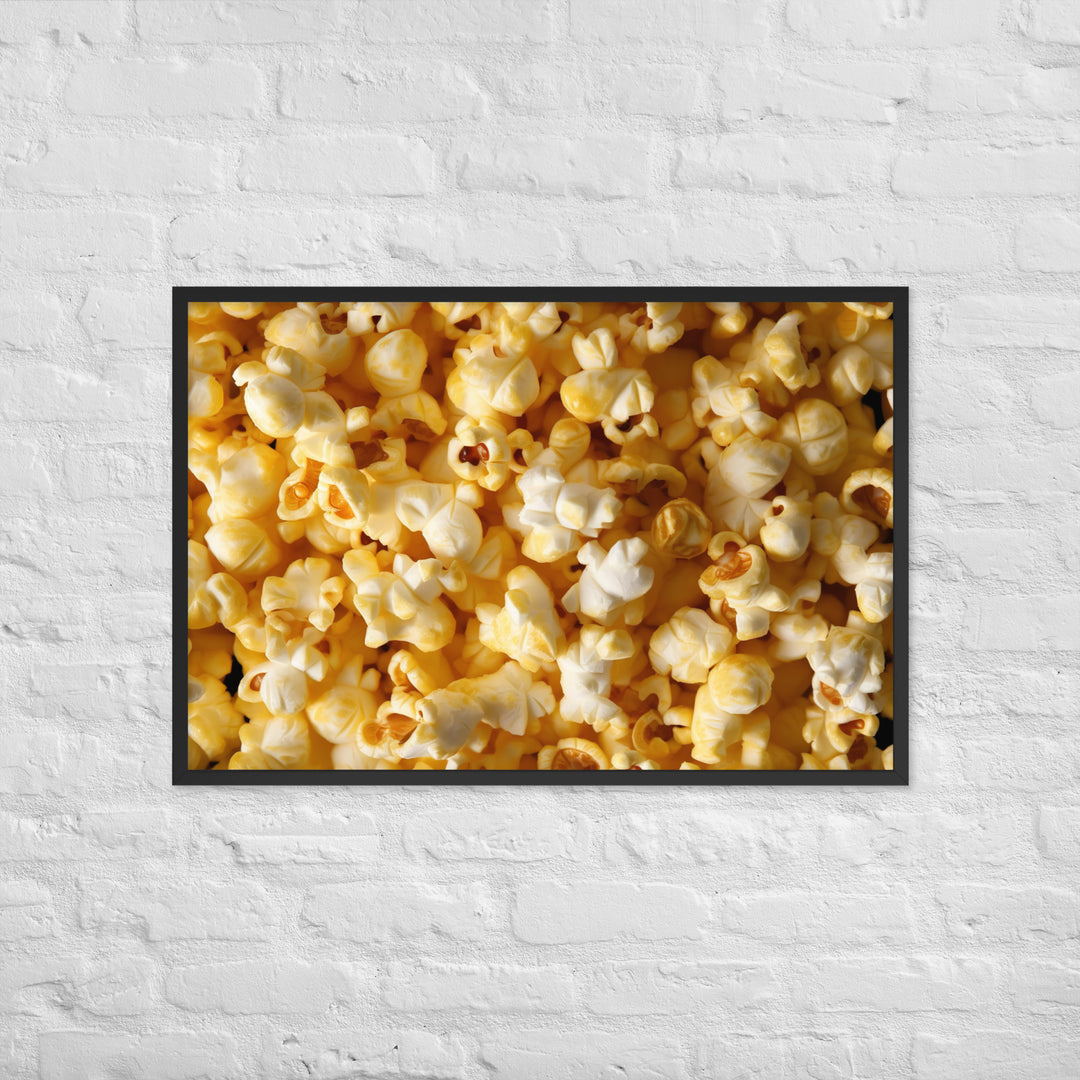 Buttered Popcorn Framed poster 🤤 from Yumify.AI