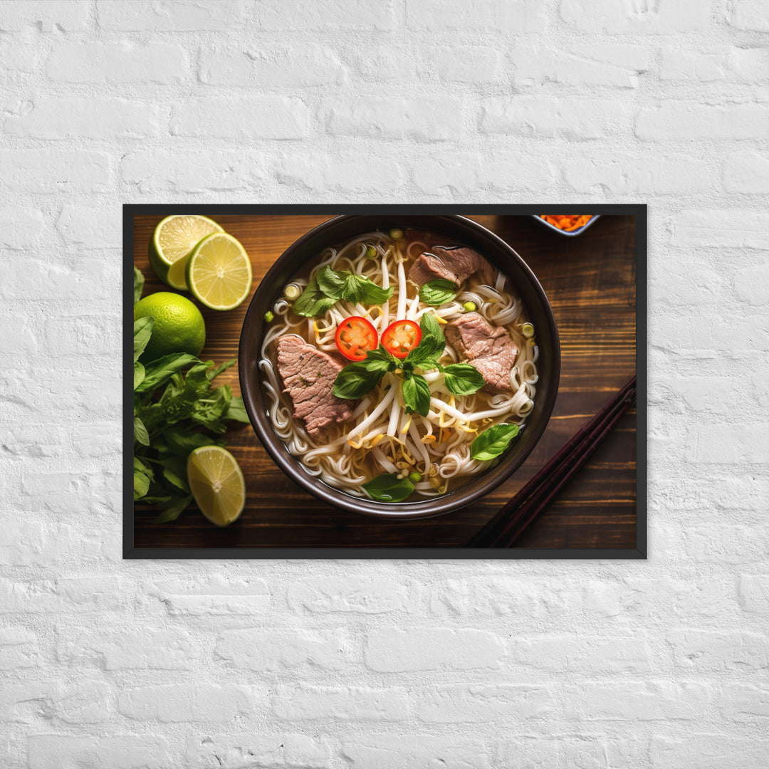 Pho Framed poster 🤤 from Yumify.AI