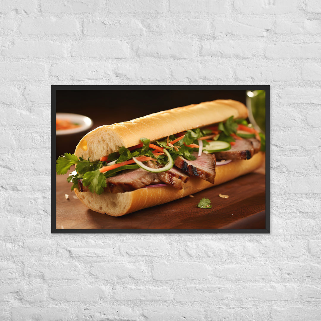 Banh Mi Framed poster 🤤 from Yumify.AI