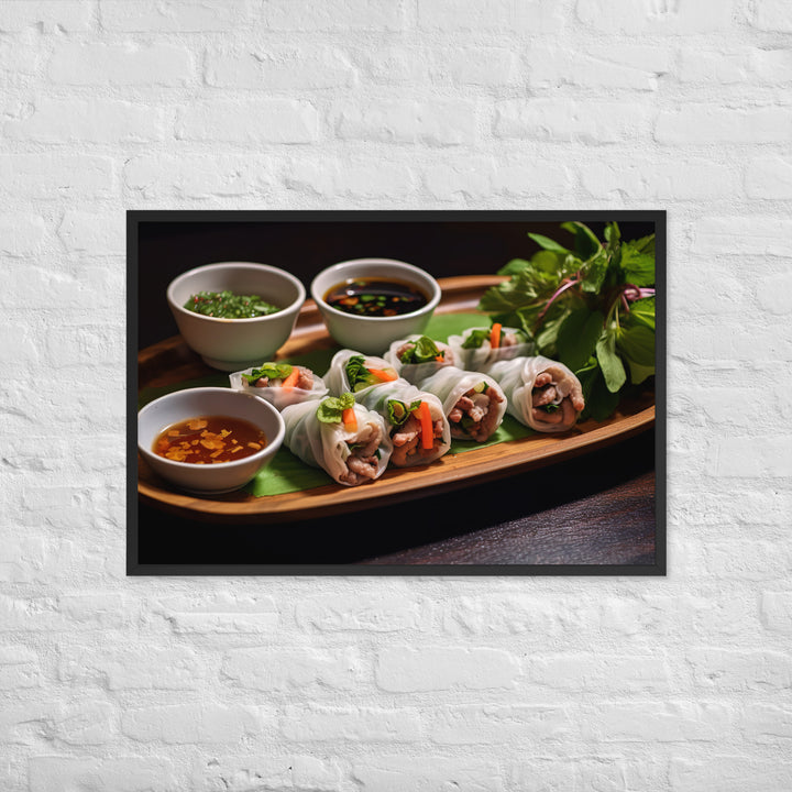 Banh Cuon Framed poster 🤤 from Yumify.AI