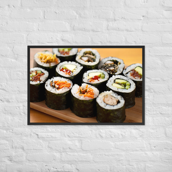 Kimbap Framed poster 🤤 from Yumify.AI