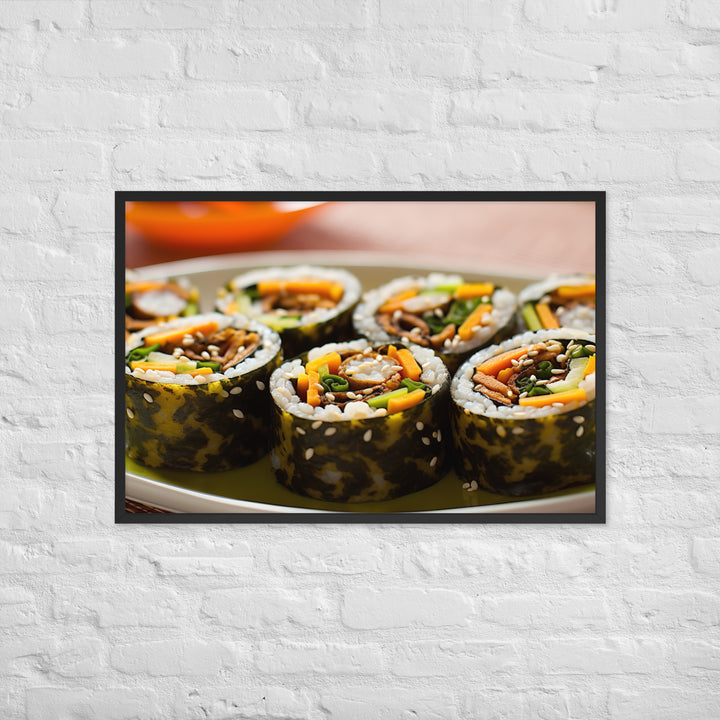 Kimbap Framed poster 🤤 from Yumify.AI