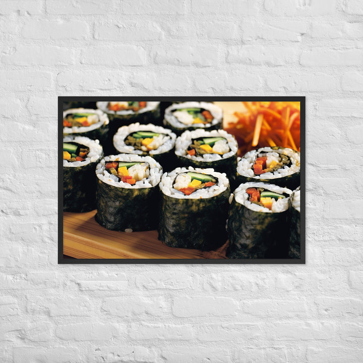 Kimbap Framed poster 🤤 from Yumify.AI