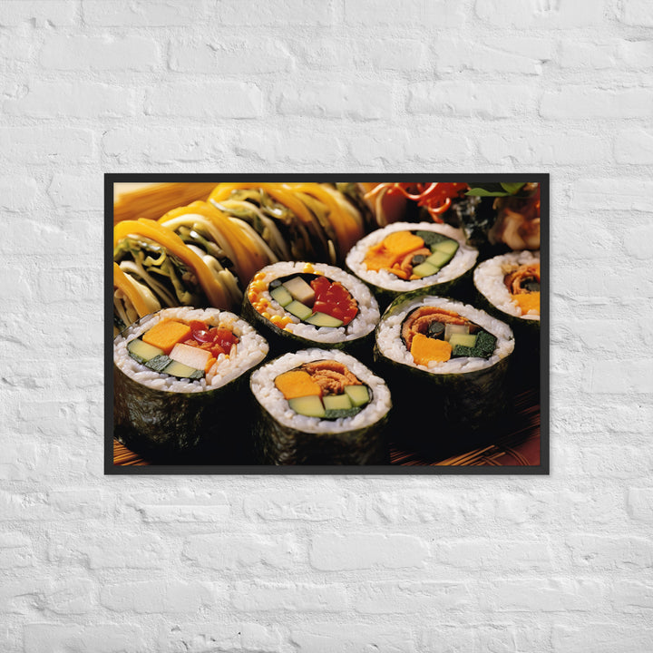 Kimbap Framed poster 🤤 from Yumify.AI