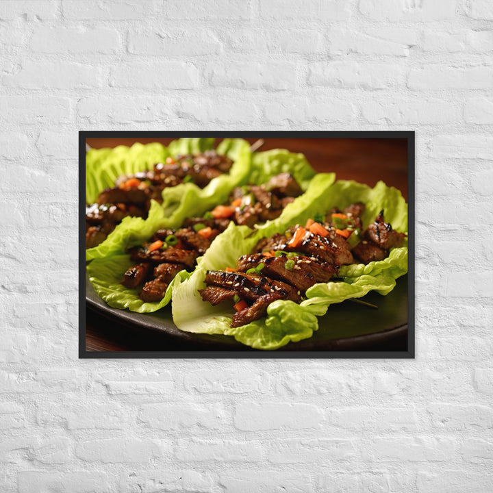 Bulgogi Framed poster 🤤 from Yumify.AI