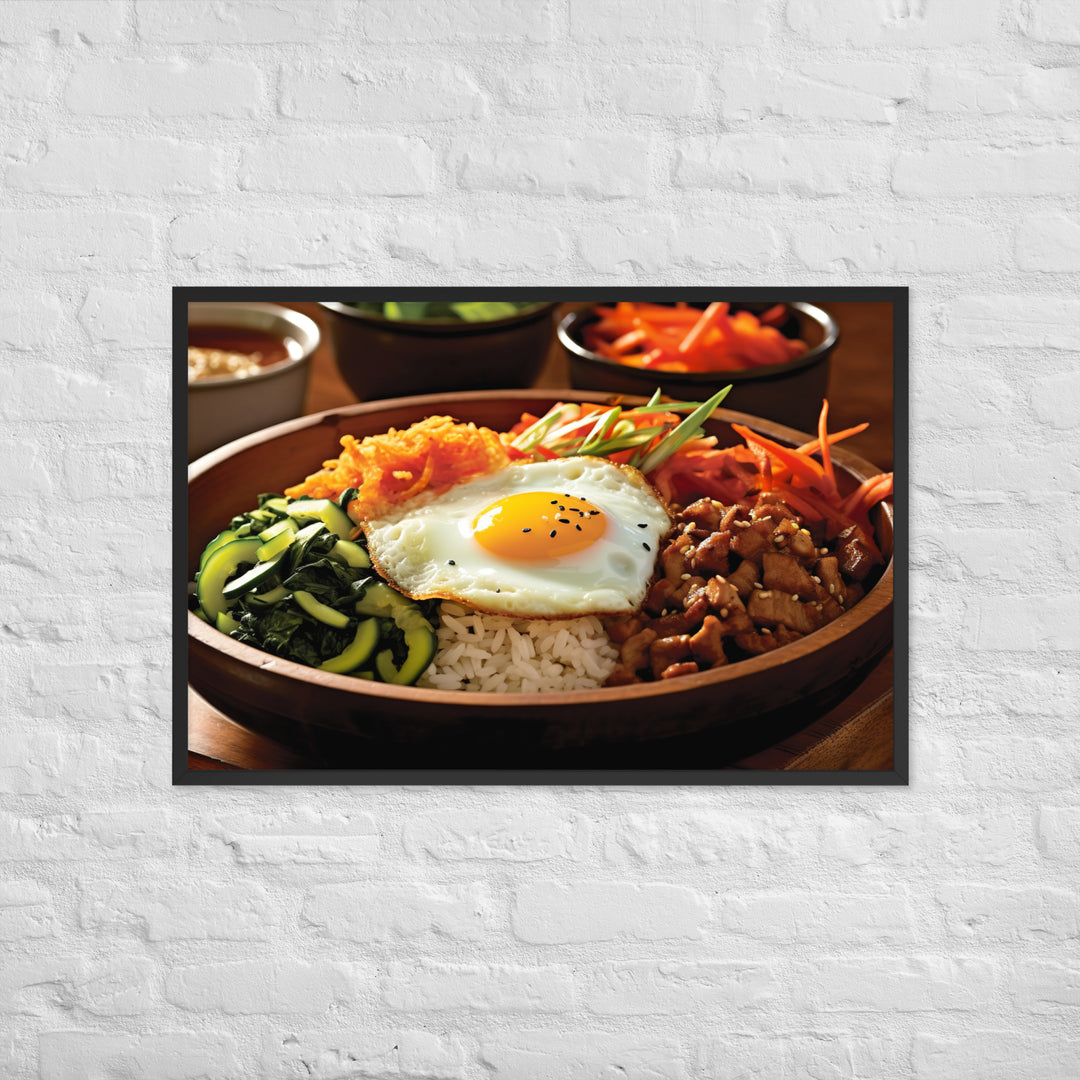 Bibimbap Framed poster 🤤 from Yumify.AI