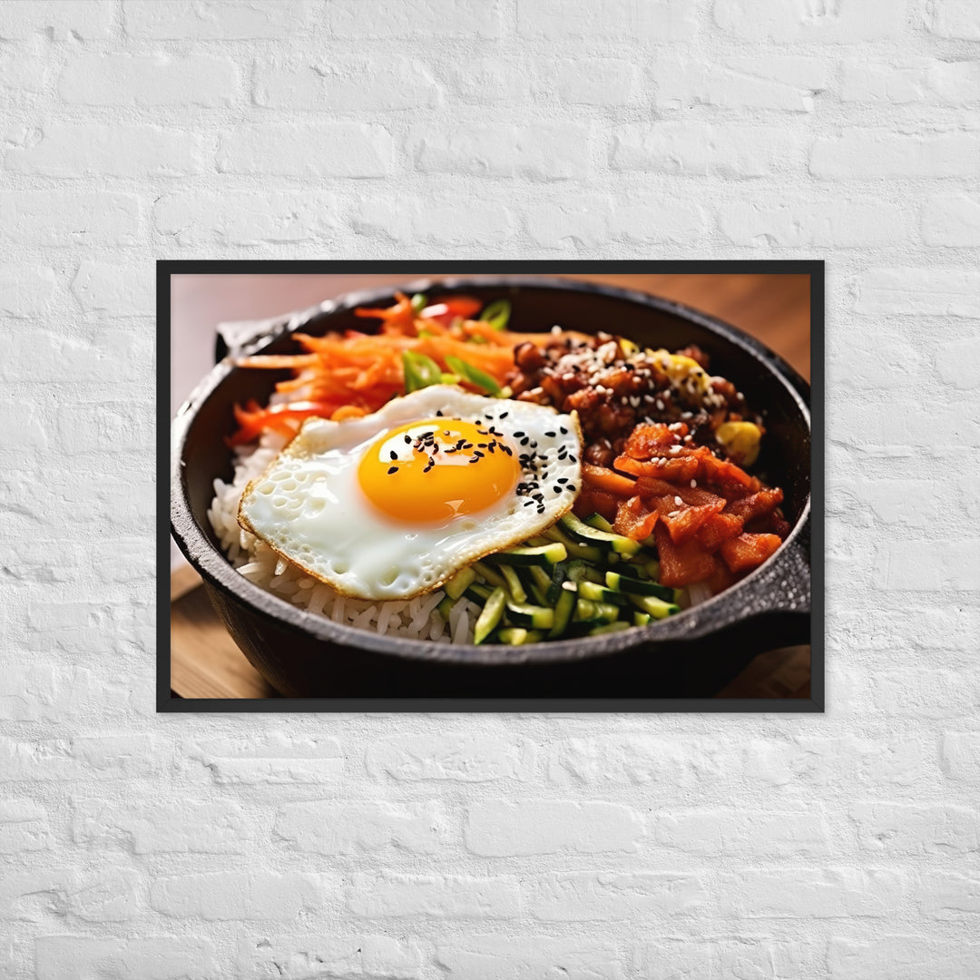 Bibimbap Framed poster 🤤 from Yumify.AI