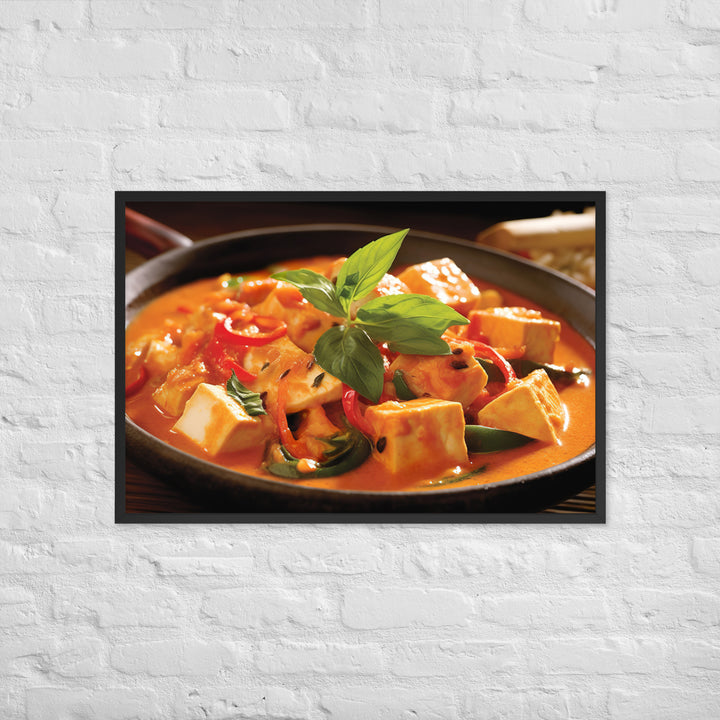 Red Curry Framed poster 🤤 from Yumify.AI