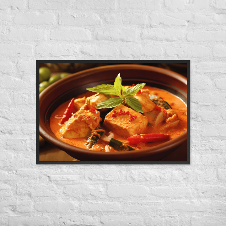 Red Curry Framed poster 🤤 from Yumify.AI