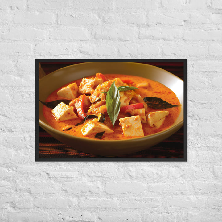 Red Curry Framed poster 🤤 from Yumify.AI