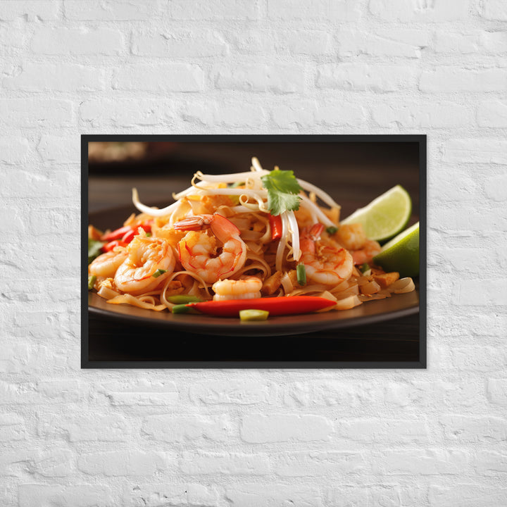 Pad Thai Framed poster 🤤 from Yumify.AI