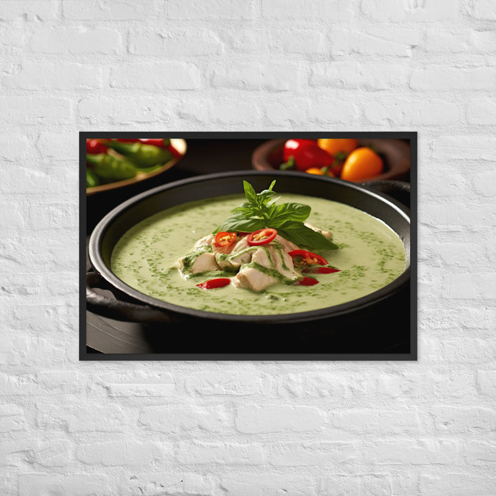 Green Curry Framed poster 🤤 from Yumify.AI
