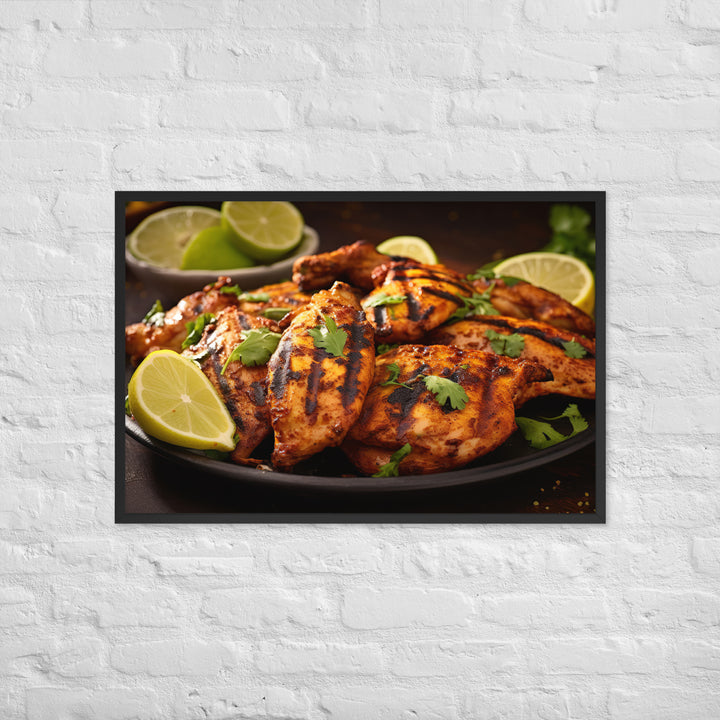 Tandoori Chicken Framed poster 🤤 from Yumify.AI