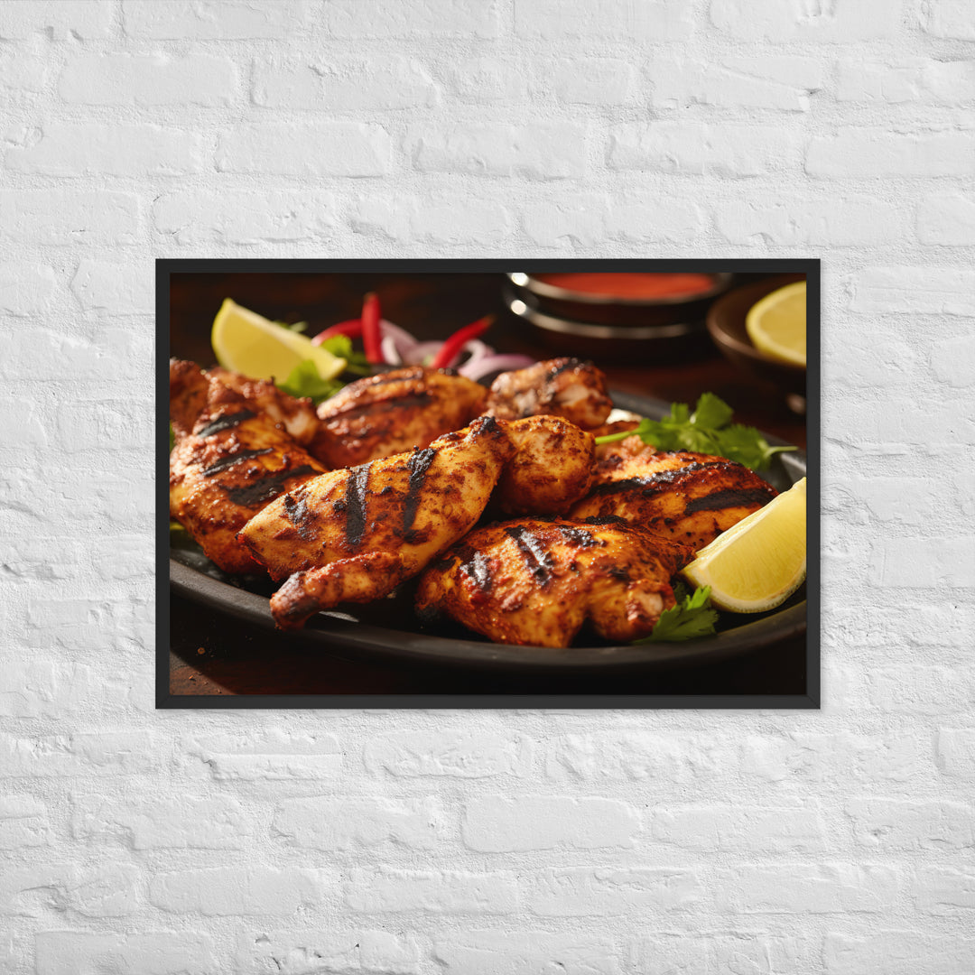 Tandoori Chicken Framed poster 🤤 from Yumify.AI