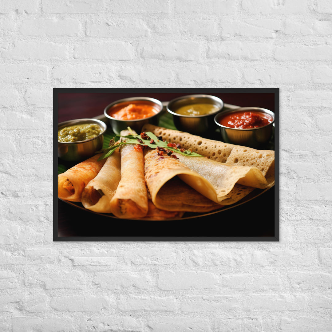 Masala Dosa Framed poster 🤤 from Yumify.AI