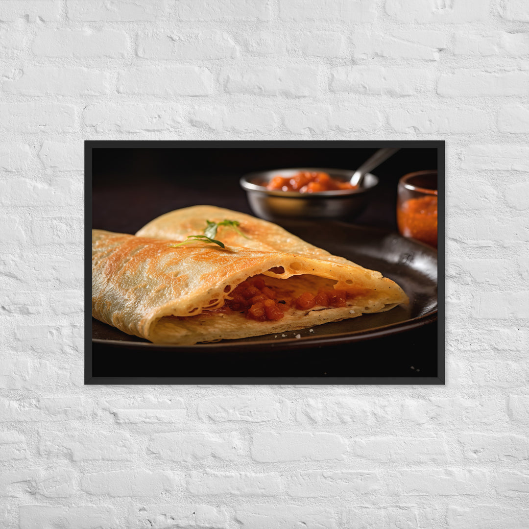 Masala Dosa Framed poster 🤤 from Yumify.AI