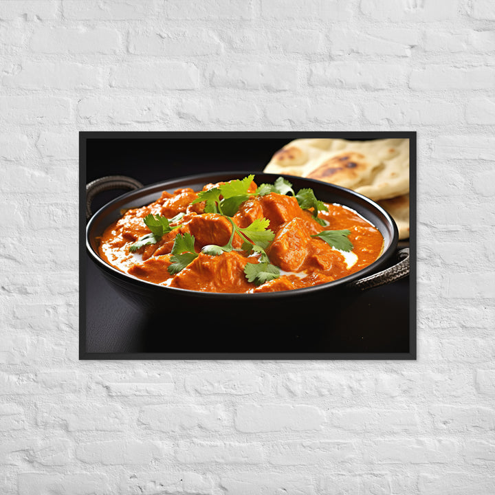 Butter Chicken Framed poster 🤤 from Yumify.AI