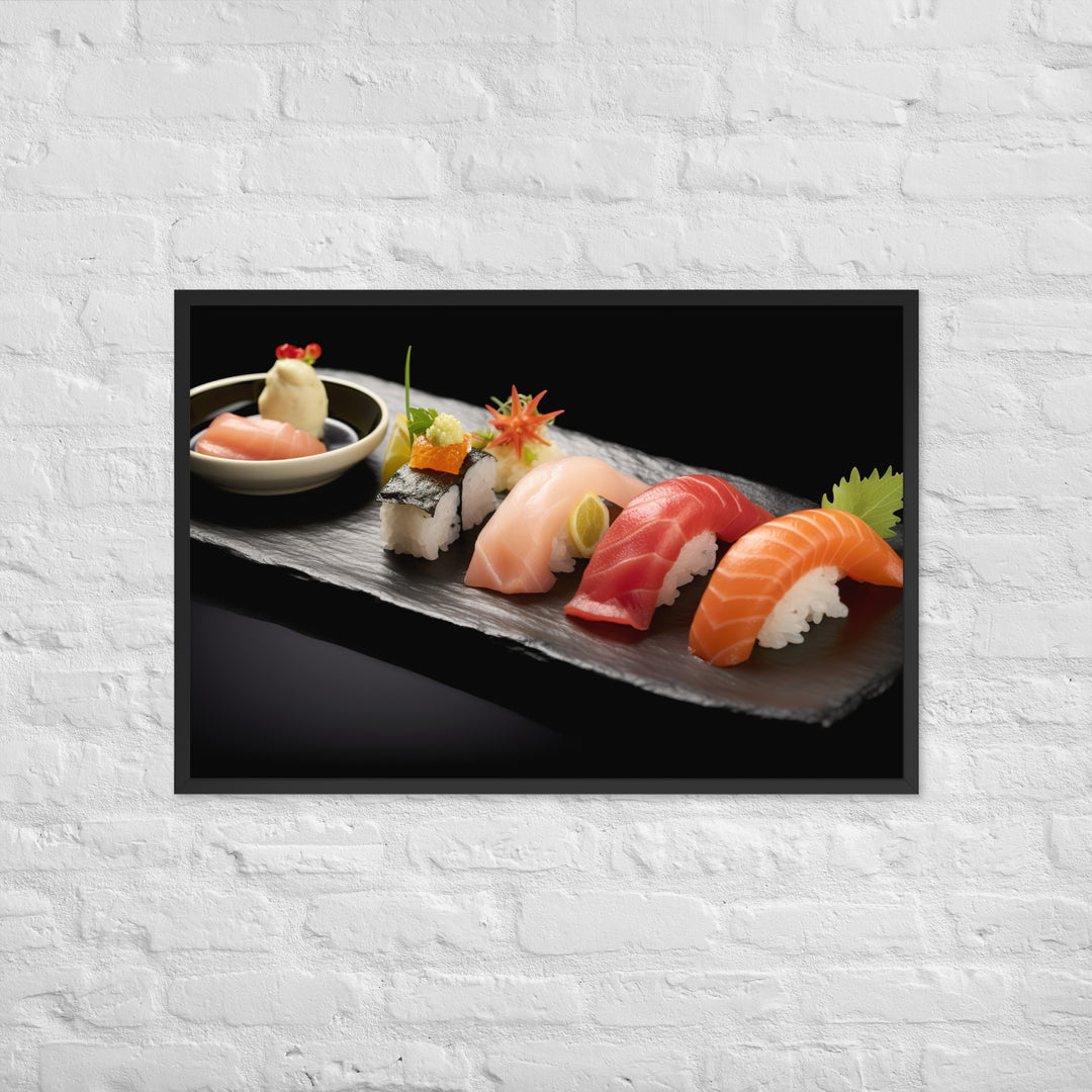 Sushi Framed poster 🤤 from Yumify.AI