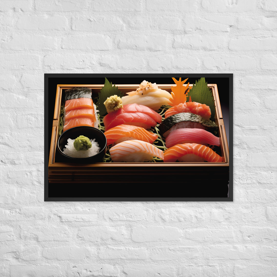 Sushi Framed poster 🤤 from Yumify.AI